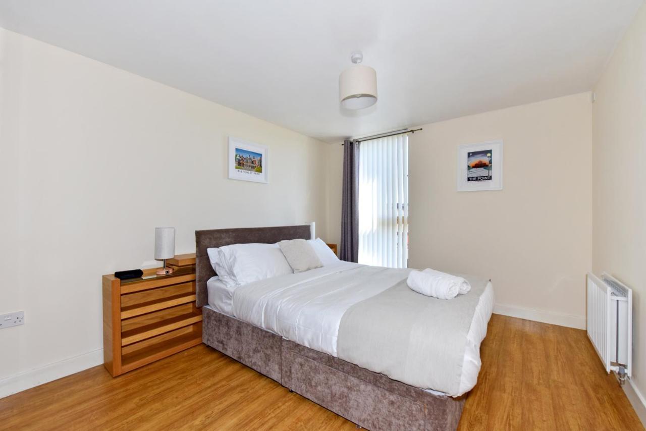 The Vizion Serviced Apartments From Pincott Properties - Free Parking, Private Balcony, And Wifi Milton Keynes Exterior foto