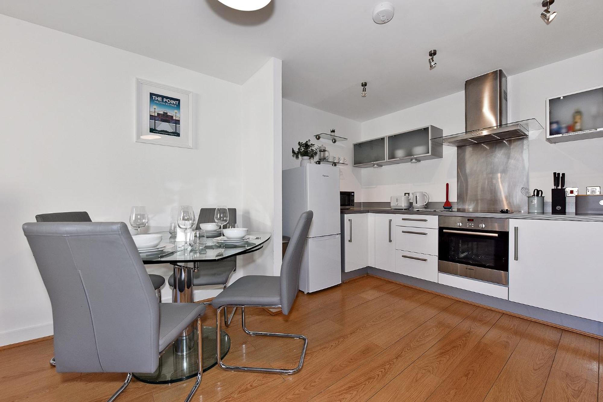 The Vizion Serviced Apartments From Pincott Properties - Free Parking, Private Balcony, And Wifi Milton Keynes Zimmer foto